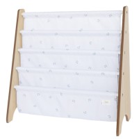 Stojak na Książki Recycled Blueberry Ivory | 3 Sprouts 