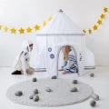 3 Sprouts Rakieta Kosmiczna White - biały namiot dla dzieci z siateczkowymi oknami, model ITNRKT
